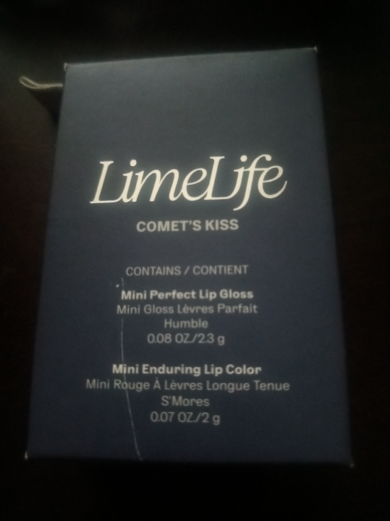 Limelife Other - LimeLife Comet's Kiss Mini Lip Gloss & Lip Color Duo - Blue Packaging